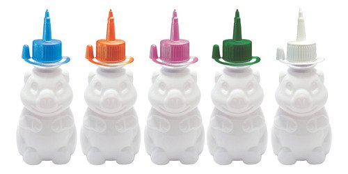 256 Frasco Plástico Branco Pet 300ml C/ Bico Aplicador Zoo - Imagem 4
