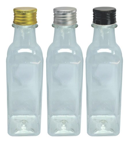 211 Frasco Plástico Cristal Pet 250ml Tampa L Batoque Aze