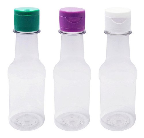259 Frascos Plástico Cristal Pet 150ml C/ Tampa Fliptop Pi2 - Imagem 6
