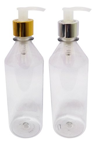 765 Frascos Plástico Cristal 500ml Válvula Bico Pato L Cos