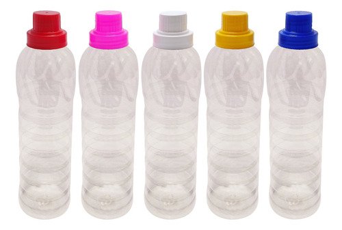 46 Frasco Plástico Cristal Pet 500ml Tamp Dosadora 30ml Lim