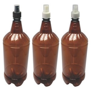 52 Frascos Plástico Âmbar Pet 2l Com Válvula Spray S Gr2