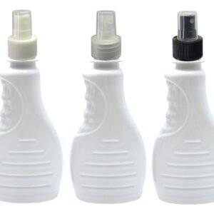 60 Frasco Plástico Branco Pet 300ml Válvula Spray S Bor