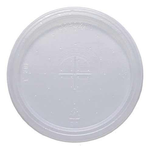 300 Copos Descartáveis Plásticos Tampa S/ Furo Pp 300/330ml - Imagem 4