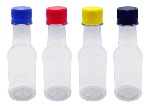 259 Frascos Plástico Cristal Pet 150ml Tampa Rosca Lacre Pi2