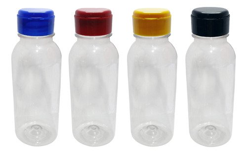 462 Frascos Plástico Cristal Pet 250ml Fliptop C/ Rosca Det - Imagem 2