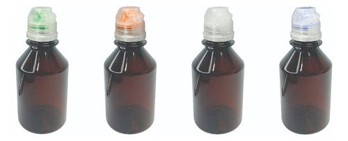 693 Frasco Plástico Âmbar Pet 150ml Tampa Sport Fliptop Far - Imagem 2