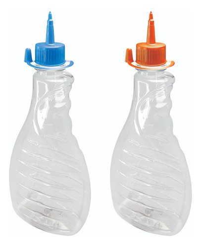 200 Frascos Plástico Cristal Pet 500ml C/ Bico Aplicador Bor - Imagem 3