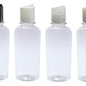 40 Frasco Plástico Cristal Pet 140ml Tampa Disktop Aro