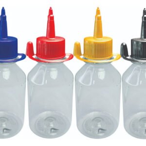 371 Frasco Plástico Cristal Pet 120ml Bico Aplicador Far