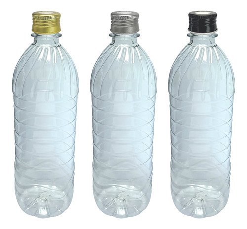 122 Frasco Plástico Cristal Pet De 1l Tampa Difusor C/ F Suc