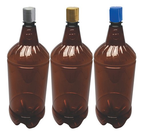 132 Frascos Plástico Âmbar Pet 2l Com Tampa Disktop Gr2 - Imagem 4