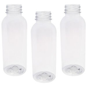 60 Frascos Plástico Cristal Pet 400ml Vazios Sem Tampas Det