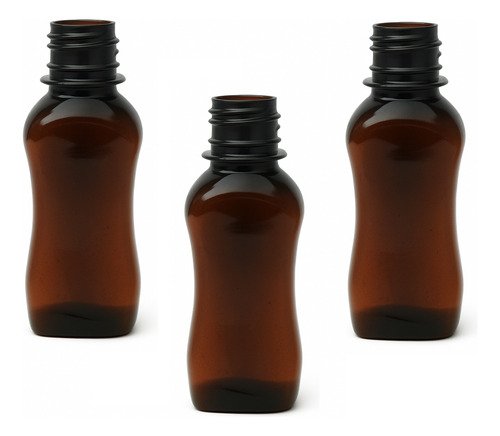 170 Frascos Plástico Ambar Pet 120ml Tampa Aluminio Cat - Imagem 2