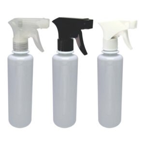 24 Frasco Plástico Branco Pet 250ml Válvula Gatilho Cos