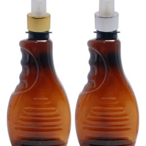 144 Frasco Plástico Ambar Pet 300ml Válvula Spray L Bor