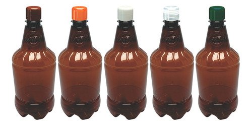 360 Frascos Âmbar Pet 1l Aromatizante Tampa Batoque Gr2 - Imagem 2