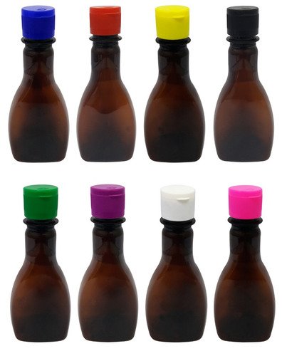 1323 Frascos Plásticos Âmbar Pet 200ml C/ Tampa Fliptop Mol - Imagem 3