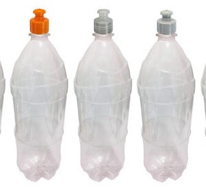 60 Frasco Plástico Cristal Pet 2l Com Tampa Pushpull Ref