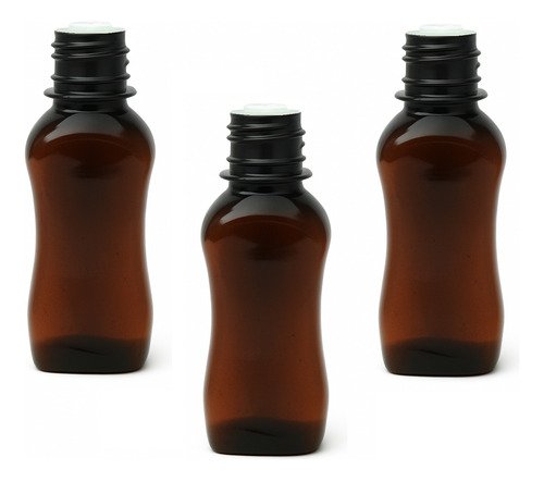 2541 Frasco Plástico Ambar Pet 120ml Tampa L Batoque Cat - Imagem 2