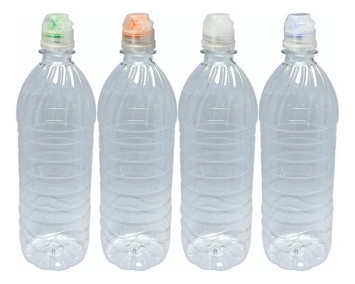 420 Frascos Cristal Pet 800ml Tampa Sport Fliptop Que - Imagem 2