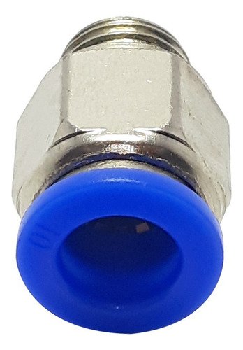 1 Conexão Pneumática Reta Macho Rosca 1/4 X Tubo 10mm - Imagem 4