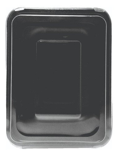100 Bandeja Forneável Preta 500ml 137x100mm Galvanotek G206 - Imagem 3