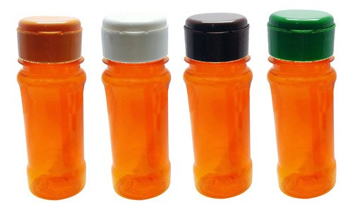 1755 Frasco Plástico Laranjado Pet 120ml Fliptop C Rosca Con - Imagem 4