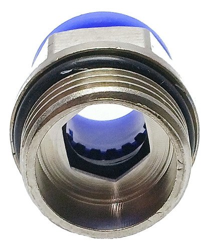 200 Conexão Pneumática Reta Macho Rosca 1/2 X Tubo 12mm - Imagem 3