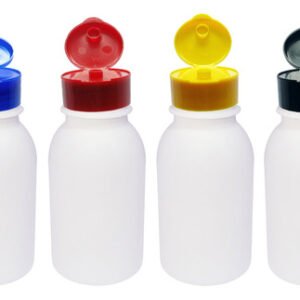 228 Frascos Plástico Branco Pet 200ml Fliptop C/ Rosca Det