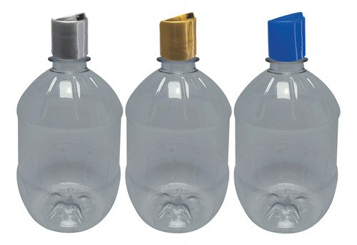 40 Frascos Plástico Cristal Pet 500ml Com Tampa Disktop Cac - Imagem 3