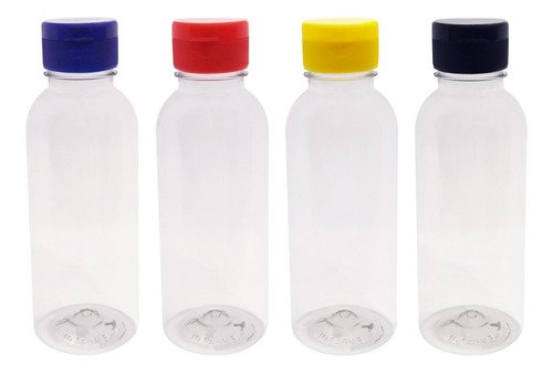 132 Frascos Plástico Cristal Pet 400ml Batoque Fliptop Det - Imagem 3