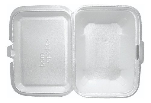 16 Estojo Branco Isopor 225x169x70mm Bom Apetite Bh101 - Imagem 2