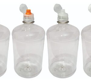 138 Frascos Cristal Pet De 1l Tampa Sport Fliptop Sab