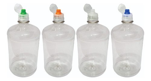 138 Frascos Cristal Pet De 1l Tampa Sport Fliptop Sab