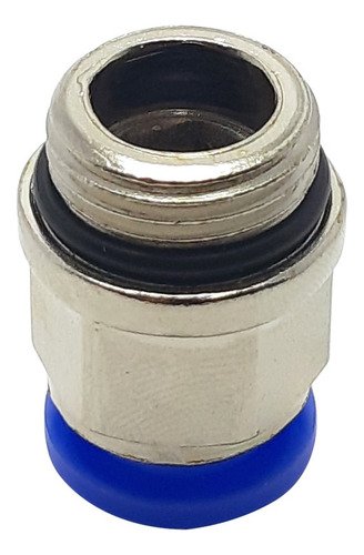 1 Conexão Pneumática Reta Macho Rosca 3/8 X Tubo 10mm - Imagem 2