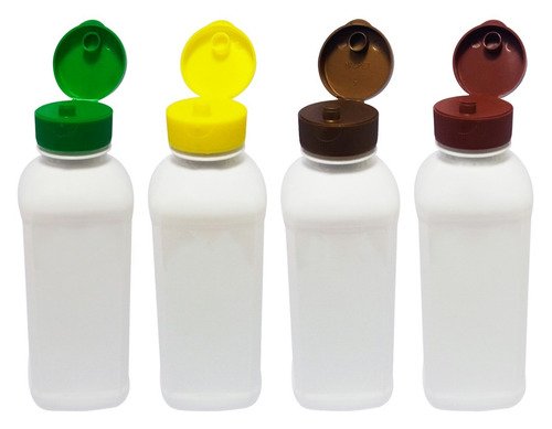 791 Frascos Plástico Branco Pet 500ml Batoque Fliptop Qua - Imagem 2