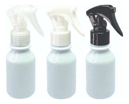 365 Frascos Plásticos Branco 100ml Válvula Mini Gatilho Far