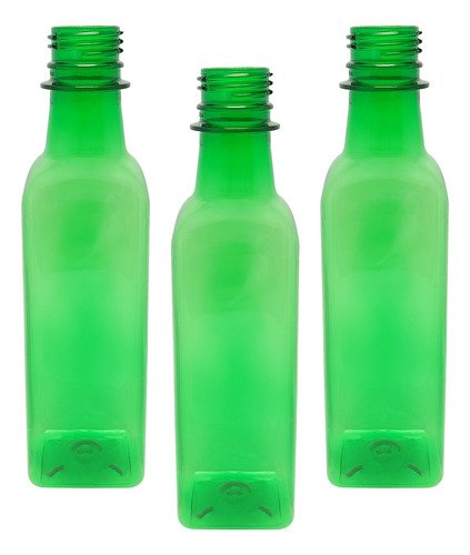 819 Frascos Plástico Verde Pet 250ml Com Tampa Disktop Aze - Imagem 5