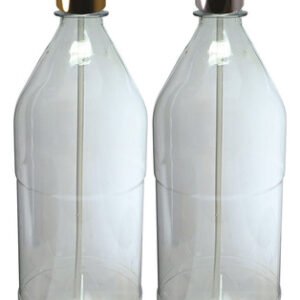 51 Frascos Plástico Cristal 1l Com Válvula Spray L Agu