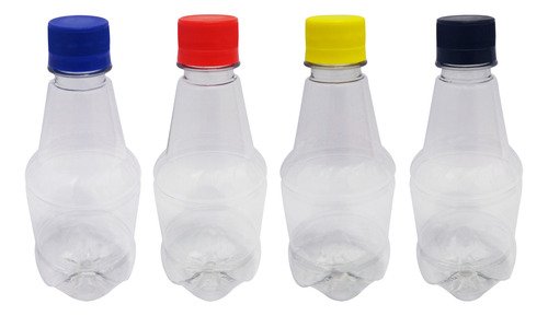 18 Frasco Plástico Cristal Pet 300ml Tampa S Batoque Gr2