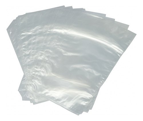 1 Pct Saco Plástico Transparente Pe 20x40 4 Micra C/ 100