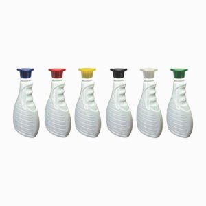 400 Frasco Plástico Branco Pet 500ml Tampa Rosca 2 Bico Bor