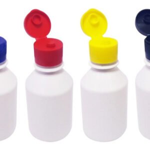 1694 Frascos Plásticos Branco Pet 150ml C/ Tampa Fliptop Far