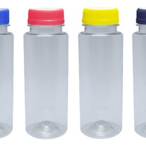 530 Frasco Plástico Cristal Pet 200ml Tampa Rosca Lacre Con