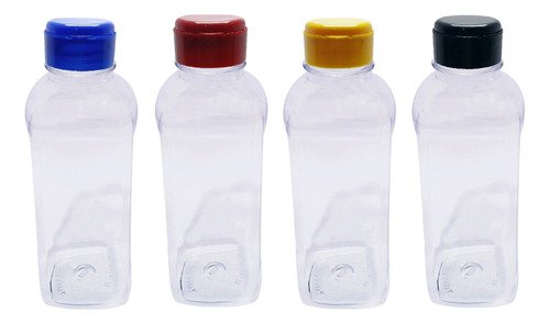 791 Frascos Plástico Cristal Pet 500ml Fliptop C/ Rosca Qua - Imagem 2