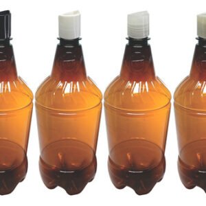 360 Frascos Plásticos Âmbar Pet 1l Com Tampa Disktop Gr2