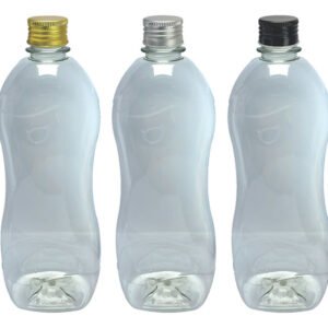 37 Frasco Plástico Cristal Pet 750ml Tampa Alumínio S Cat