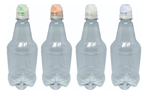 565 Frascos Cristal Pet 500ml Tampa Sport Fliptop Gr2 - Imagem 2