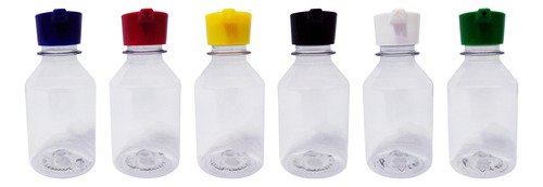 1694 Frasco Plástico Cristal Pet 150ml Tamp Rosca 2 Bico Far - Imagem 2